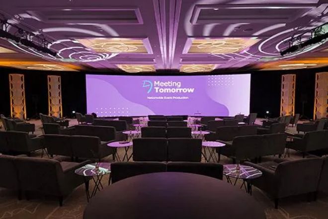 Conference event LED stage screen